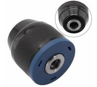 Si collega facilmente alla maggior parte dei trapani elettrici ed elettrici manuali. Il mandrino a cricchetto autobloccante da 10 mm è uno strumento indispensabile (blu)