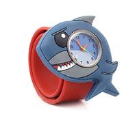 Si distingue per lo squalo Pop Watch - cinturino in silcone con movimento a quarti. Aiuta i bambini a imparare il tempo