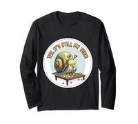 Sì, è Ancora Il Mio Turno Divertente Lumaca Giocare da Tavolo Amante Maglia a Manica