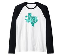 Sì, è Biggir Stato degli Stati Uniti Texas Maglia con Maniche Raglan