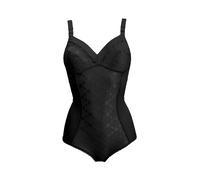 SIELEI BODY MODELLATORE DONNA CONTENITIVO IN COPPA C EFFETTO SHAPE - Senza ferretto, spalline regolabili. Inserto in tulle su coppe con ricamo ton sur ton.