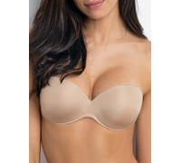 Reggiseno a fascia imbottito Sièlei 1570 schiena nuda (2, Bianco)