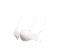Reggiseno a fascia imbottito Sièlei 1570 schiena nuda (2, Bianco)