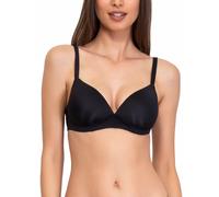 SÌèLEI, Reggiseno con Coppe Imbottite, Realizzato in Morbida Microfibra, con Finiture Invisibili e Senza Ferretto, Designed in Italy, Color Cipria, Taglia 3B