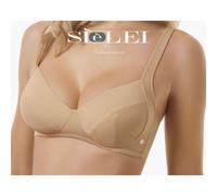 Reggiseno Donna Sielei 960 Senza Ferretto in Microfibra stretch liscia - Coppa C