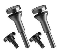 SI FANG Confezione da 2 mandrini di montaggio per dischi da taglio con lama da taglio con foro per albero da 3/8" e 1/4", supporto per gambo da 1/4" per smerigliatrice rotante per trapano