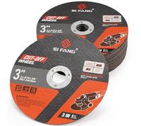 SI FANG Disco smerigliatrice angolare 7,6 cm, disco da taglio in acciaio inossidabile, 76 mm x 9,5 mm, per smerigliatrice angolare, disco da taglio sottile da 1,2 mm di spessore, disco per tagliare i