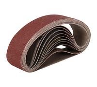 SI FANG Nastri abrasivi in ossido di alluminio, 330 x 30 mm, per mini levigatrice elettrica a nastro, lavorazione del legno, lucidatura dei metalli, affilatura coltelli (10 pezzi, grana 320)