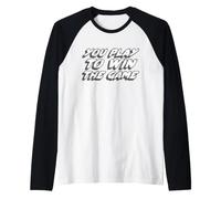 Si Gioca per Vincere la Partita | Sport Calcio Maglia con Maniche Raglan