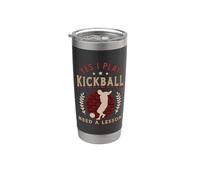 Sì, gioco a kickball Ho bisogno di un kickball per gli amanti dello sport competitivo Bicchiere termico in acciaio inox doppia parete