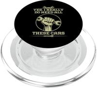 Sì, ho davvero bisogno di tutte queste auto - Funny Garage PopSockets PopGrip per MagSafe