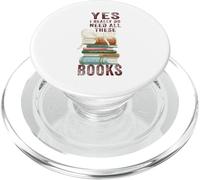 Sì, ho davvero bisogno di tutti questi libri che leggono i topi di biblioteca PopSockets PopGrip per MagSafe
