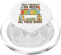 Sì, ho davvero bisogno di tutti questi libri che leggono i topi di biblioteca PopSockets PopGrip per MagSafe
