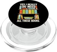Sì, ho davvero bisogno di tutti questi libri che leggono i topi di biblioteca PopSockets PopGrip per MagSafe