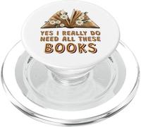 Sì, ho davvero bisogno di tutti questi libri che leggono i topi di biblioteca PopSockets PopGrip per MagSafe