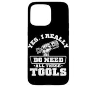 Sì, ho davvero bisogno di tutti questi strumenti Garage Meccanico Car Guy Custodia per iPhone 15 Pro Max