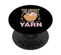 Sì Ho Davvero Bisogno Di Tutto Questo Filato Maglia Piega PopSockets PopGrip Adesivo