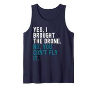 Si', ho portato il drone. No, non puoi pilotarlo. Canotta