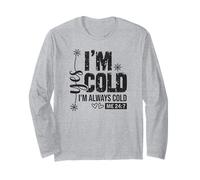 Sì, Ho Sempre Freddo, Natale Divertente Maglia a Manica