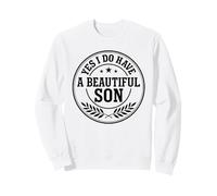 Sì, Ho Un Bel Figlio, Emblema Design Felpa