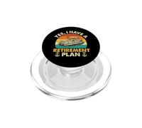 Sì, ho un piano pensionistico - Pontoon Captain Pontooning PopSockets PopGrip per MagSafe