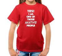 Si i Am Uno Of Those Matematica People - T-Shirt - Divertente Love Numeri