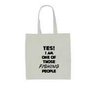 Si i Am Uno Of Those Pesca People - Borsa Tote IN Tela - Slogan Divertente