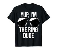 Sì, I´m The Ring Dude Ring Carrier Ufficiale di Nozze Maglietta