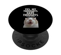 Sì, i miei pensieri hanno pensieri ADHD Funny Silly Meme Cat PopSockets PopGrip Adesivo