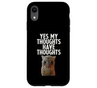 Sì I miei pensieri hanno pensieri ADHD Neurodiversità Gatto divertente Custodia per iPhone XR