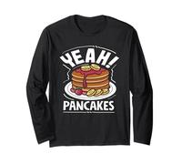 Sì, i pancake impilano l'amore con le banane Maglia a Manica