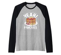 Sì, i pancake impilano l'amore con le banane Maglia con Maniche Raglan