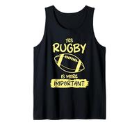 Sì Il rugby è più importante Umorismo Rugby Sport Canotta