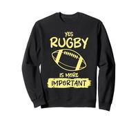 Sì Il rugby è più importante Umorismo Rugby Sport Felpa