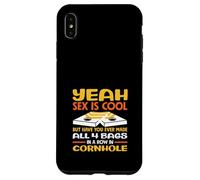 Sì, il sesso è un bel giocatore di cornhole divertente Custodia per iPhone XS Max