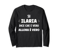 Si Ilaria Dice Che Vero es Allora è Vero Nome Ilaria Maglia a Manica