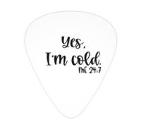 Sì, io sono freddo 24:7 Plettri per chitarra Plettri per chitarra basso 12 pezzi