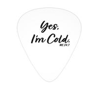 Sì, io sono freddo 24:7 Plettri per chitarra Plettri per chitarra basso 12 pezzi