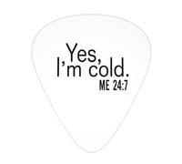 Sì, io sono freddo 24:7 Plettri per chitarra Plettri per chitarra basso 12 pezzi