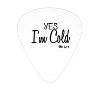 Sì, io sono freddo 24:7 Plettri per chitarra Plettri per chitarra basso 12 pezzi