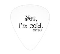 Sì, io sono freddo 24:7 Plettri per chitarra Plettri per chitarra basso 12 pezzi