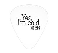 Sì, io sono freddo 24:7 Plettri per chitarra Plettri per chitarra basso 12 pezzi