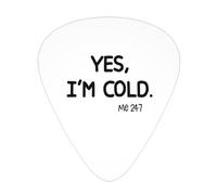 Sì, io sono freddo 24:7 Plettri per chitarra Plettri per chitarra basso 12 pezzi
