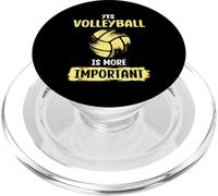 Sì, la pallavolo è più importante Humor Pallavolo PopSockets PopGrip per MagSafe