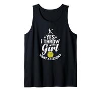 Sì, Lancio Come Una Ragazza Vuole Una lezione di Softball Canotta