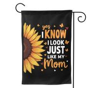 Sì, lo so che assomiglio proprio a mia madre Bandiera con girasole, Sì, lo so che assomiglio proprio a mia madre Bandiere da giardino con girasole Piccole bandiere da giardino 12x18 Bandiera dec