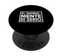 Sì mamma... Niente di serio, La Bugia Bianca Classica PopSockets PopGrip Adesivo