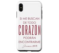 Si me buscan de todo corazón, podrán encontrarme. Custodia per iPhone XS Max