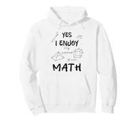 Sì, mi piace la matematica divertente citazione di matematica per studenti e insegnanti Felpa con Cappuccio