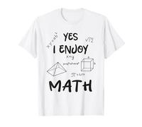 Sì, mi piace la matematica divertente citazione di matematica per studenti e insegnanti Maglietta